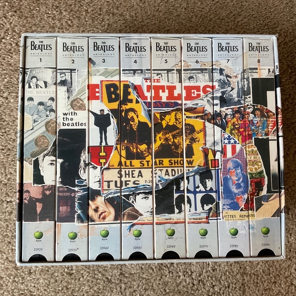 The Beatles Other - The Beatles Anthology VHS 1996 1 - 8 Tape Set Capital Records Vintage Collector